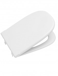 Abattant WC OLD ANTEA GSI compatible laqué blanc brillant en résine polyester 