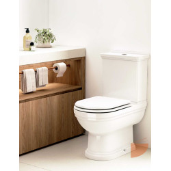Gala G5161601 Smart Collection Toilet Seat and Cover, White Finish (Ref  51616), 37 x 4.8 x 45 cm 